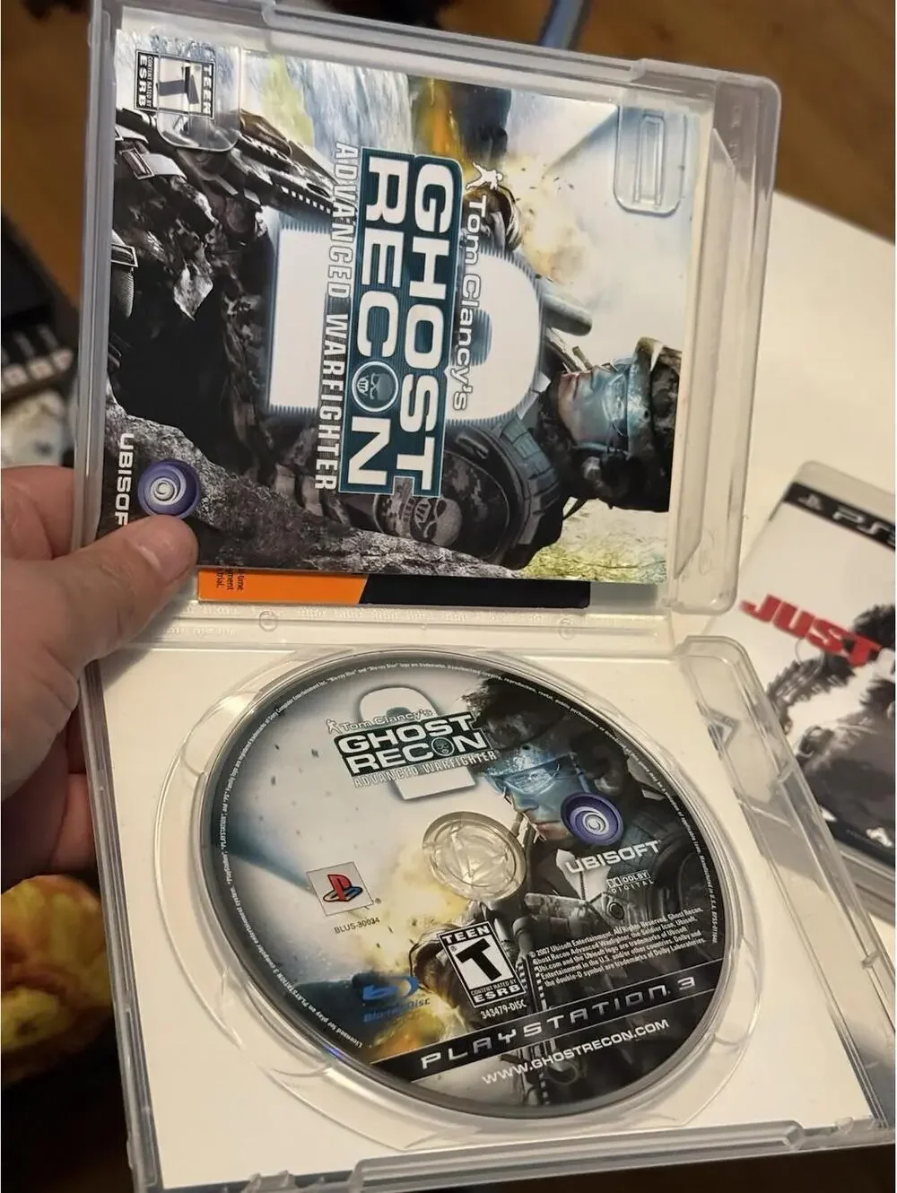 PS3 Games Lot Of 2 , Just Cause 2, Ghost Recon 2 , Complete, Good Condition